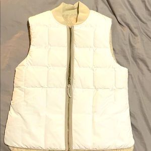 Reversible wool vest